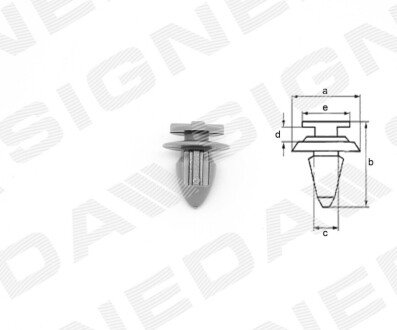 Пластмассовые держатели Signeda T40410