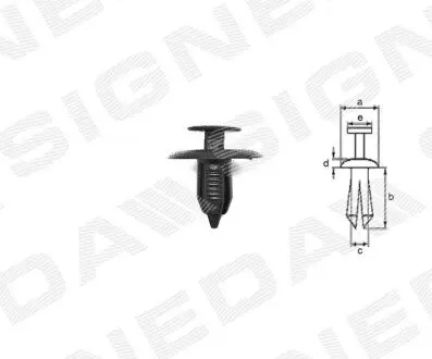 Пластмасові утримувачі Signeda T44310