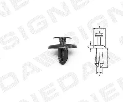Пластмассовые держатели Signeda T66510