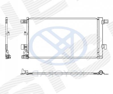 Радиатор кондиционера Signeda RC941076