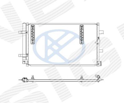 Радіатор кондиціонера Signeda RC940042Q