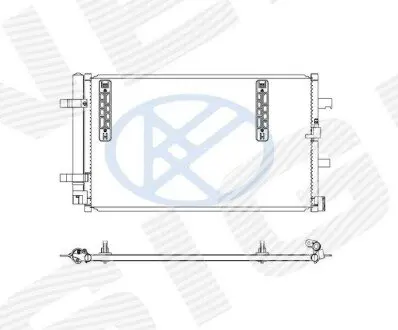 Радиатор кондиционера Signeda RC940042Q