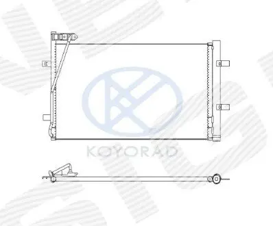 Радиатор кондиционера Signeda RC940255