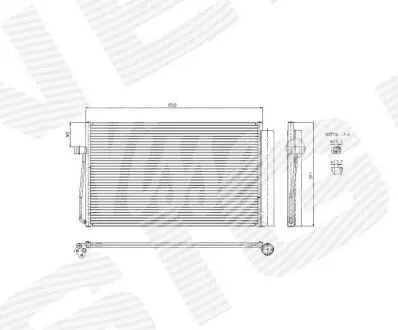 Радиатор кондиционера Signeda RC94679