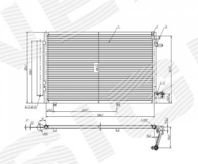 Радиатор кондиционера Signeda RC940108