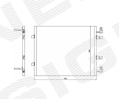 Радиатор кондиционера Signeda RC940147