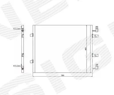 Радиатор кондиционера Signeda RC940147