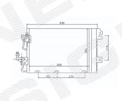 Радіатор кондиціонера Signeda RC94767