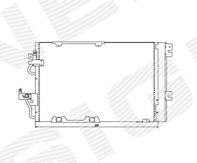 Радіатор кондиціонера Signeda RC94807