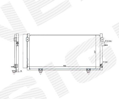 Радиатор кондиционера Signeda RC940257