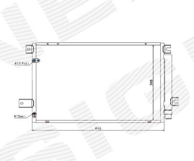 Радиатор кондиционера Signeda RC940022K