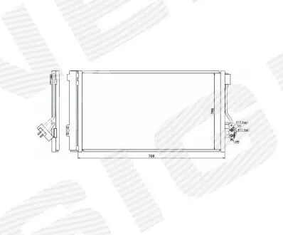 Радиатор кондиционера Signeda RC940178