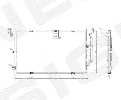 Радиатор кондиционера Signeda RC95005/94789