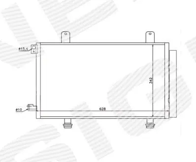 Радиатор кондиционера Signeda RC94979