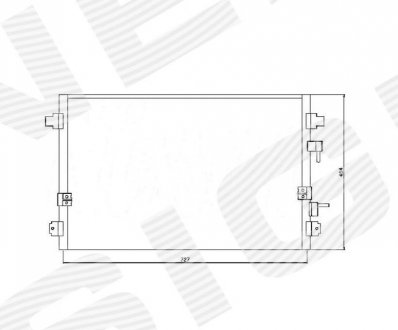 Радіатор кондиціонера Signeda RC95010/94906