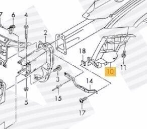 Кронштейн для бампера Signeda PAD44120LO