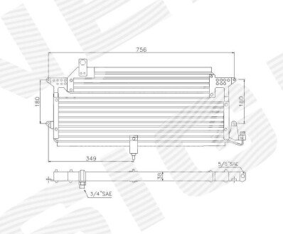 Радиатор кондиционера Signeda RC94328