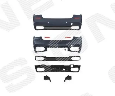 Бампер задній Signeda PBM04199ASET