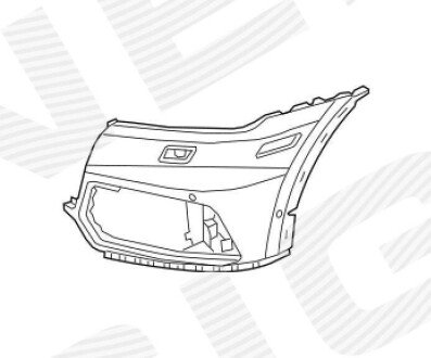 БОК БАМПЕРА Signeda PAD04062PBR