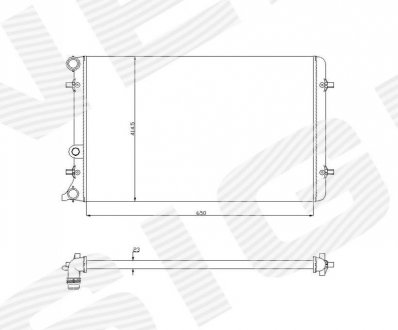 Радіатор Signeda RA65201Q