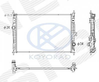 Радиатор Signeda RA636014Q