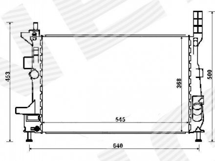 Радиатор Signeda RA66860Q