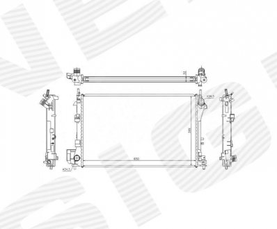 Радиатор Signeda RA63022A