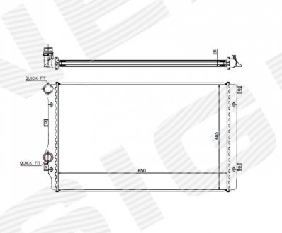 Радиатор Signeda RA65280Q