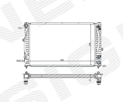 Радіатор Signeda RA60228Q