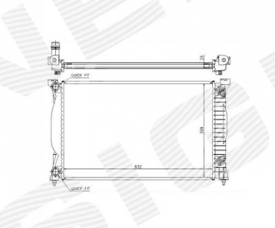 Радиатор Signeda RA60305A