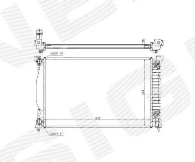 Радиатор Signeda RA60305A