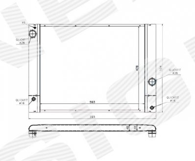 Радиатор Signeda RA60772