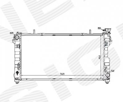 Радіатор Signeda RA61005Q