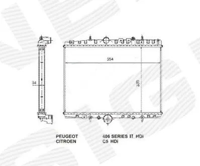 Радіатор Signeda RA61291Q