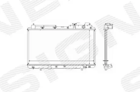 Радиатор Signeda RA68101A