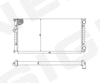 Радіатор Signeda RA65193A