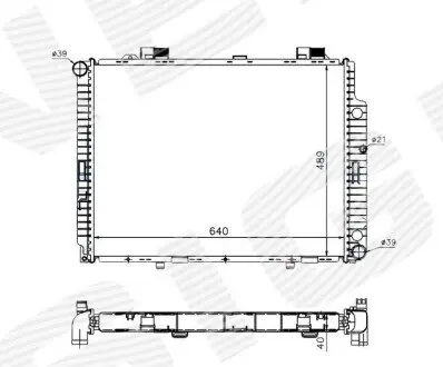 Радіатор Signeda RA62598Q