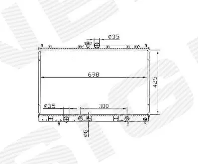 Радиатор Signeda RA62861/62893