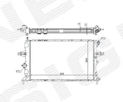 Радиатор Signeda RA63006Q