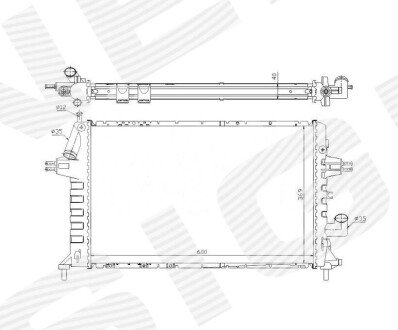 Радіатор Signeda RA63021Q