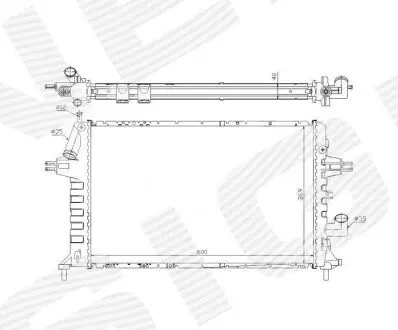 Радіатор Signeda RA63021Q