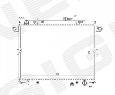 Радиатор Signeda RA64882Q