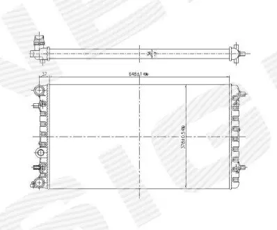 Радіатор Signeda RA65228