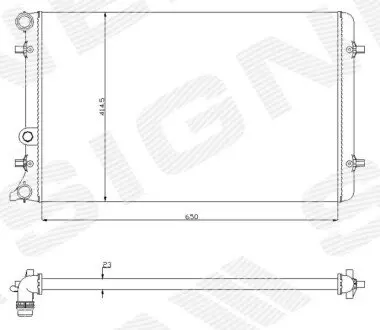 Радіатор Signeda RA65201A