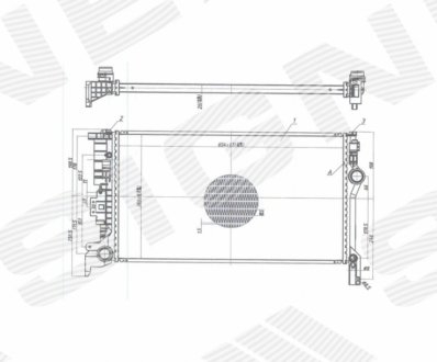 Радиатор Signeda RA65623Q