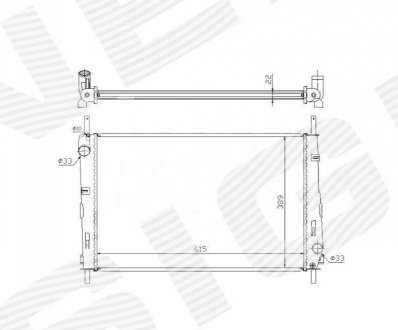 Радіатор Signeda RA62041Q