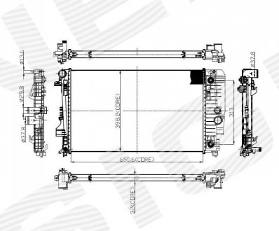 Радіатор Signeda RA67174