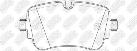 Колодки задние Audi Q7,Q8,E-Tron,S6,S7,S8 NiBK PN0688