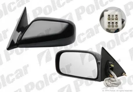 Дзеркало зовнішнє правий Polcar 813552