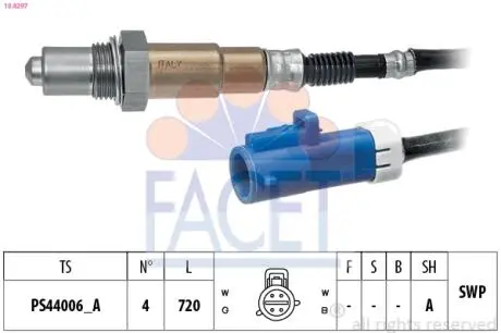 Лямбда-зонд Ford Connect 1.6 EcoBoost 13-> FACET 10.8297